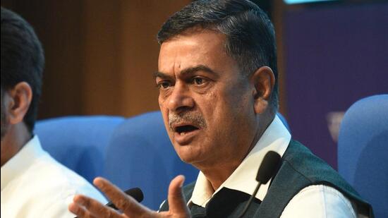 Union power minister RK Singh. (HT photo) Union power minister RK Singh. (HT photo)