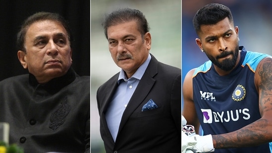 Ravi Shastri reiterated his take on Hardik Pandya after Sunil Gavaskar's big praise for the India all-rounder(Getty Images)