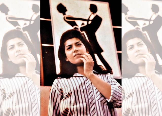 Before an enactment of the play Rough Crossing at Kamani theatre in Delhi