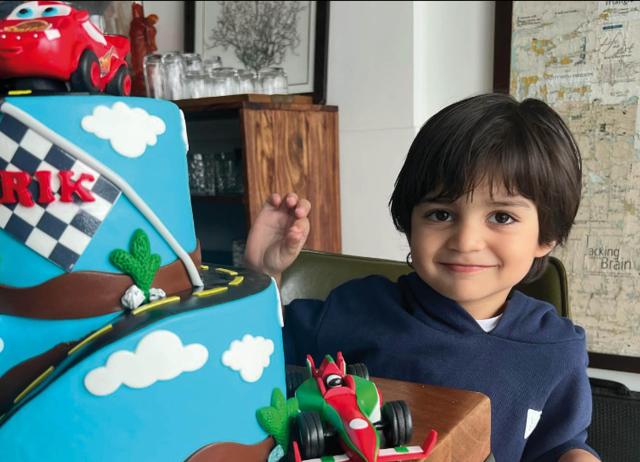 Arjun and Gabriella welcomed son Arik in 2019 Arjun and Gabriella welcomed son Arik in 2019
