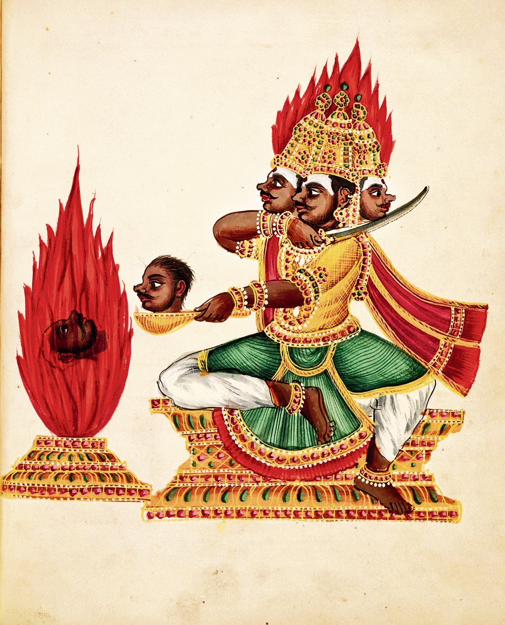 Rakshasas could be good or evil, and as warriors, they fought alongside human armies. In later lore, rakshasas grew darker, disrupted ritual sacrifices and other attempts by humans to reach out to and appease the gods.