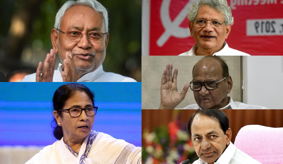With several top-ranking leaders positioning themselves to play the role of a sutradhaar, their chances will depend on their wider acceptability and how the number game evolves in the 2024 elections. (PTI, HT, ANI, Agencies ) With several top-ranking leaders positioning themselves to play the role of a sutradhaar, their chances will depend on their wider acceptability and how the number game evolves in the 2024 elections. (PTI, HT, ANI, Agencies )