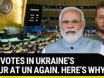 INDIA VOTES IN UKRAINE’S FAVOUR AT UN AGAIN. HERE’S WHY INDIA VOTES IN UKRAINE’S FAVOUR AT UN AGAIN. HERE’S WHY