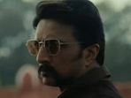 Kiccha Sudeep and Upendra in Kabzaa teaser. Kiccha Sudeep and Upendra in Kabzaa teaser.