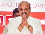 Karnataka CM Basavaraj Bommai distributed electric two-wheelers to sanitation workers at Vidhana Soudha under a government scheme on Friday. (PTI Photo/Shailendra Bhojak/For representation purposes)(PTI) Karnataka CM Basavaraj Bommai distributed electric two-wheelers to sanitation workers at Vidhana Soudha under a government scheme on Friday. (PTI Photo/Shailendra Bhojak/For representation purposes)(PTI)