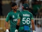 Shoaib Malik (L) with Babar Azam(AP) Shoaib Malik (L) with Babar Azam(AP)