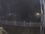 The image, taken from the viral video on YouTube, shows the view captured by the doorbell camera, moments before the cat arrived home. The image, taken from the viral video on YouTube, shows the view captured by the doorbell camera, moments before the cat arrived home.