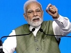 Prime Minister Narendra Modi spoke to students at the first-ever convocation of (industrial training institutes) ITI students.(ANI file) Prime Minister Narendra Modi spoke to students at the first-ever convocation of (industrial training institutes) ITI students.(ANI file)