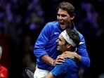 Rafael Nadal and Roger Federer Rafael Nadal and Roger Federer