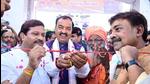 Deputy chief minister Keshav Prasad Maurya inaugurating a exhibition on PM Modi and blood donation camp in Unnao on Modi’s birthday on Saturday. (SOURCED) Deputy chief minister Keshav Prasad Maurya inaugurating a exhibition on PM Modi and blood donation camp in Unnao on Modi’s birthday on Saturday. (SOURCED)