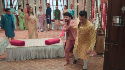 Vanraj kicks Paritosh out of the house in Anupamaa. Vanraj kicks Paritosh out of the house in Anupamaa.