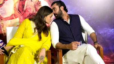 Ranbir Kapoor and Alia Bhatt attend a press conference for their recently released film Brahmastra in Ahmedabad, Thursday, Sept. 15, 2022. (AP Photo/Ajit Solanki) (AP) Ranbir Kapoor and Alia Bhatt attend a press conference for their recently released film Brahmastra in Ahmedabad, Thursday, Sept. 15, 2022. (AP Photo/Ajit Solanki) (AP)