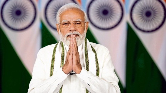 Prime Minister Narendra Modi on Saturday extended greetings to the nation on the occasion of Lord Vishwakarma Jayanti and said that the people with their skills will take the country to new heights in eternity.(PTI)