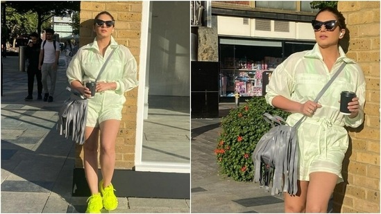 Huma Qureshi makes London drool, says, ‘neon is the new black’(Instagram/@iamhumaq)