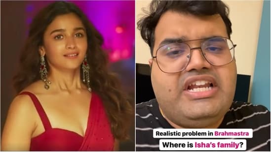 A video asking about Isha (Alia Bhatt)'s family in Brahmastra is getting popular on the internet.