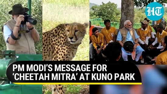 PM MODI’S MESSAGE FOR ‘CHEETAH MITRA’ AT KUNO PARK