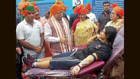 CM Khattar announce ₹2,500 per month grant for Thalassaemic children (ANI)