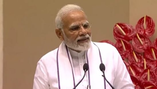 PM Modi at launch of the National Logistics Policy
