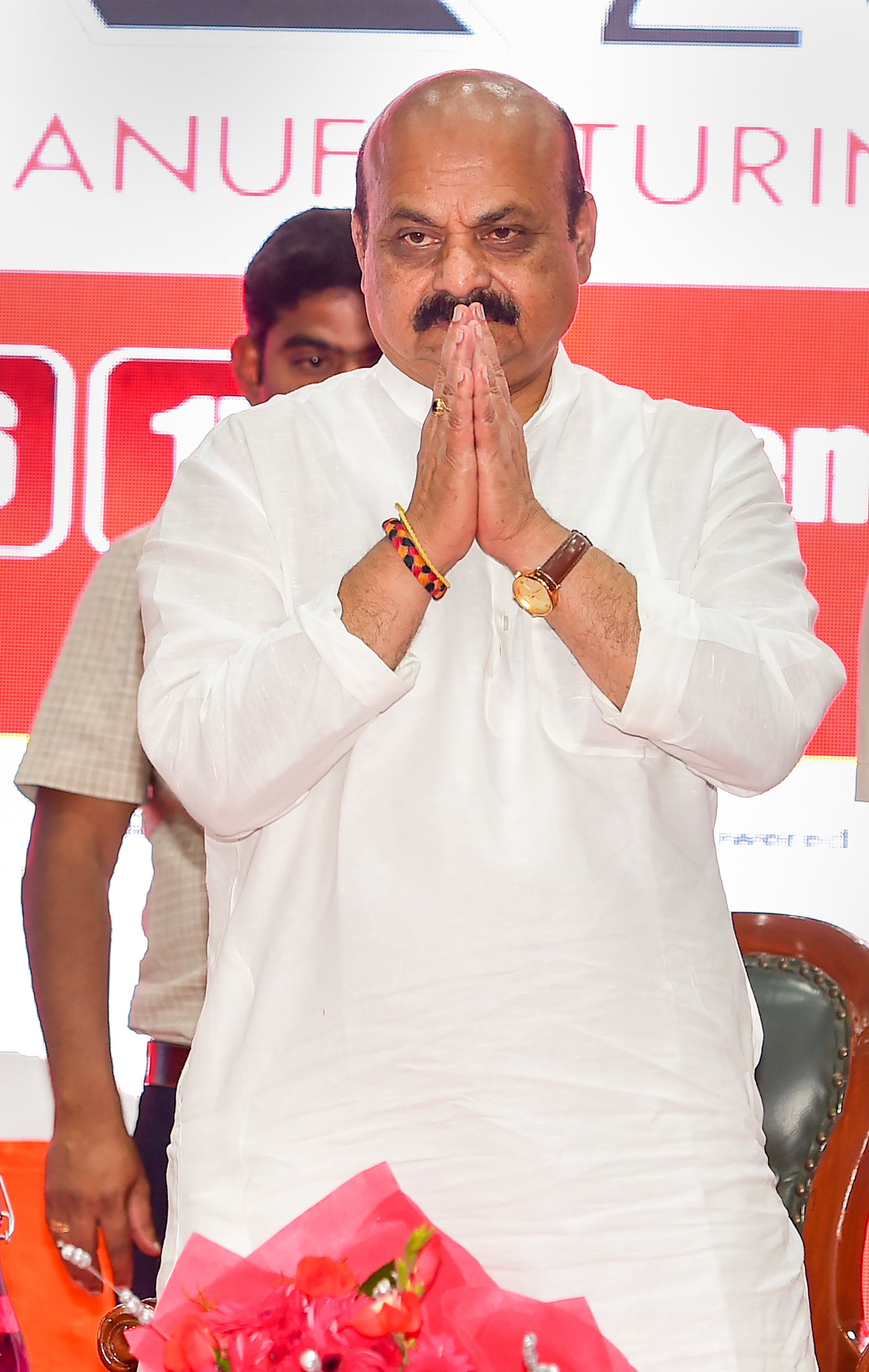 Karnataka CM Basavaraj Bommai distributed electric two-wheelers to sanitation workers at Vidhana Soudha under a government scheme on Friday. (PTI Photo/Shailendra Bhojak/For representation purposes) (PTI)