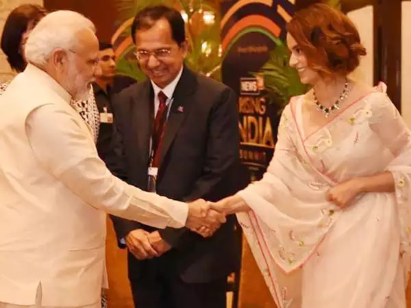 Prime Minister Narendra Modi met Kangana Ranaut at an event in 2018. The actor wished him on his birthday by sharing the photo along with a long note. Prime Minister Narendra Modi met Kangana Ranaut at an event in 2018. The actor wished him on his birthday by sharing the photo along with a long note.