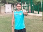 22-year-old left-arm seamer Lovedeep Singh(HT Photp) 22-year-old left-arm seamer Lovedeep Singh(HT Photp)