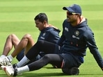 India's Umesh Yadav, right, attends a training session at Edgbaston (AP) India's Umesh Yadav, right, attends a training session at Edgbaston (AP)