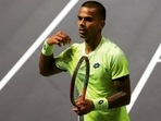 Sumit Nagal registered the only win India secured against Norway. He defeated Lukas Hellum Lilleengen 6-2, 6-1.(HT Media/File ) Sumit Nagal registered the only win India secured against Norway. He defeated Lukas Hellum Lilleengen 6-2, 6-1.(HT Media/File )