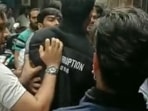 Video grab of the incident at Jamia Nagar. (ANI Twitter)