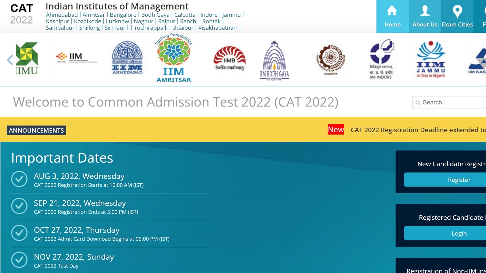 IIM CAT 2022 registration ends on September 21; Know how to apply