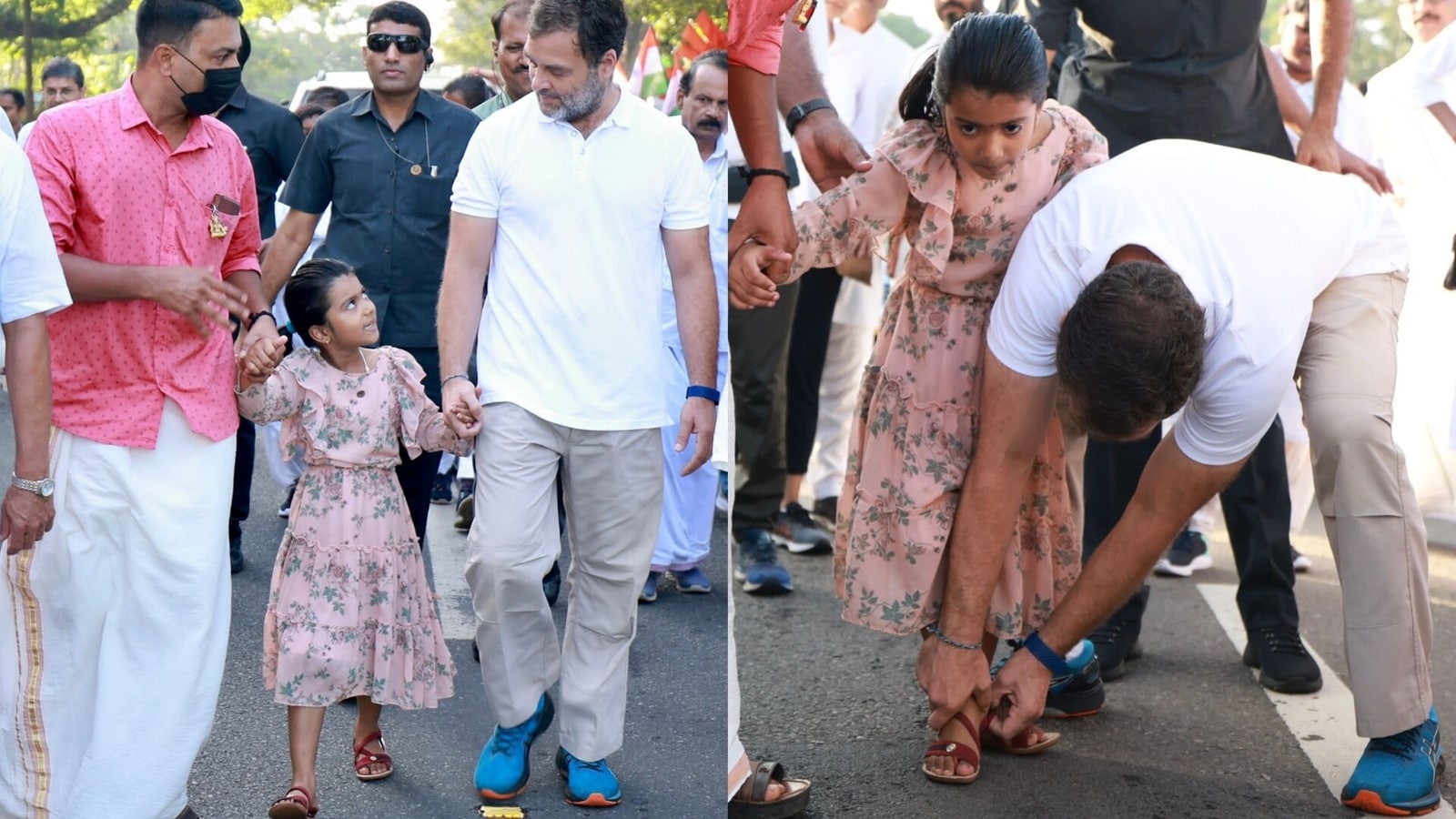 Bharat Jodo Yatra: Video of Rahul Gandhi helping girl wear sandal goes  viral | Latest News India - Hindustan Times