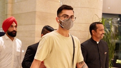 Virat Kohli made his presence felt in Mohali ahead of the Australia series on Saturday (Punjab Cricket Association)