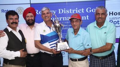Meanwhile, Col PS Randhawa with a score of 78 and Justice AS Grewal with a score of 75 emerged as gross winners. (HT File)