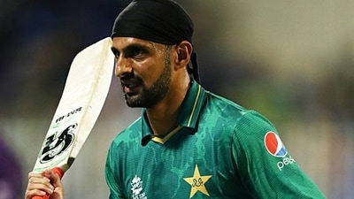 Shoaib Malik during the ICC Men's T20 World Cup 2021 match between Pakistan and Scotland (ANI) Shoaib Malik during the ICC Men's T20 World Cup 2021 match between Pakistan and Scotland (ANI)