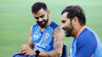 Virat Kohli (L) with Rohit Sharma (BCCI Twitter) Virat Kohli (L) with Rohit Sharma (BCCI Twitter)
