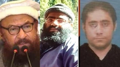 Three Pak killers Abdul Rehman Makki. Rauf Azhar and Sajid Mir. Three Pak killers Abdul Rehman Makki. Rauf Azhar and Sajid Mir.