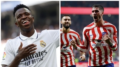 Real Madrid will meet Atletico Madrid on matchday 6 of the La Liga season 2022-2023 at the Metropolitano Stadium ( Reuters ) Real Madrid will meet Atletico Madrid on matchday 6 of the La Liga season 2022-2023 at the Metropolitano Stadium ( Reuters )