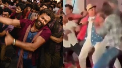 Hrithik Roshan danced with his fans to Alcoholia. Hrithik Roshan danced with his fans to Alcoholia.