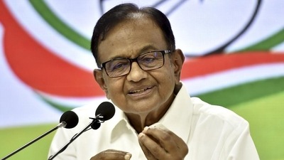 Congress leader P Chidambaram (HT File Photo/Ajay Aggarwal) Congress leader P Chidambaram (HT File Photo/Ajay Aggarwal)