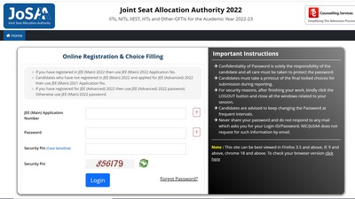 JoSAA Counselling 2022 seat 1 allotment result released at josaa.nic.in JoSAA Counselling 2022 seat 1 allotment result released at josaa.nic.in