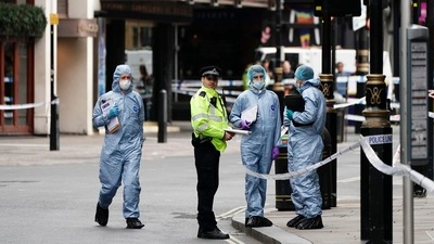 The local police force said that its officers attended in large numbers as dispersal and stop and search powers were authorised in an effort at “restoring calm” to the area. (Pic for representation) (AP) The local police force said that its officers attended in large numbers as dispersal and stop and search powers were authorised in an effort at “restoring calm” to the area. (Pic for representation) (AP)