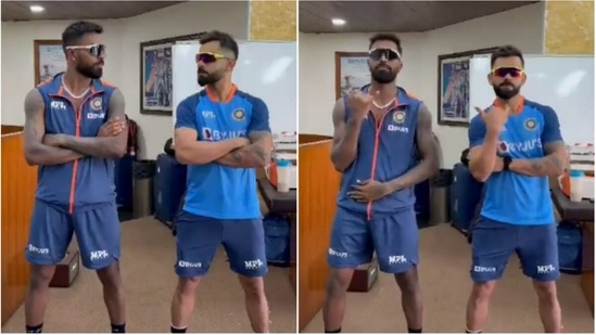 Hardik Pandya (L) and Virat Kohli (Twitter)