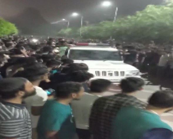 Chandigarh University students protested on the campus after videos of 60 girls were leaked online.&nbsp;