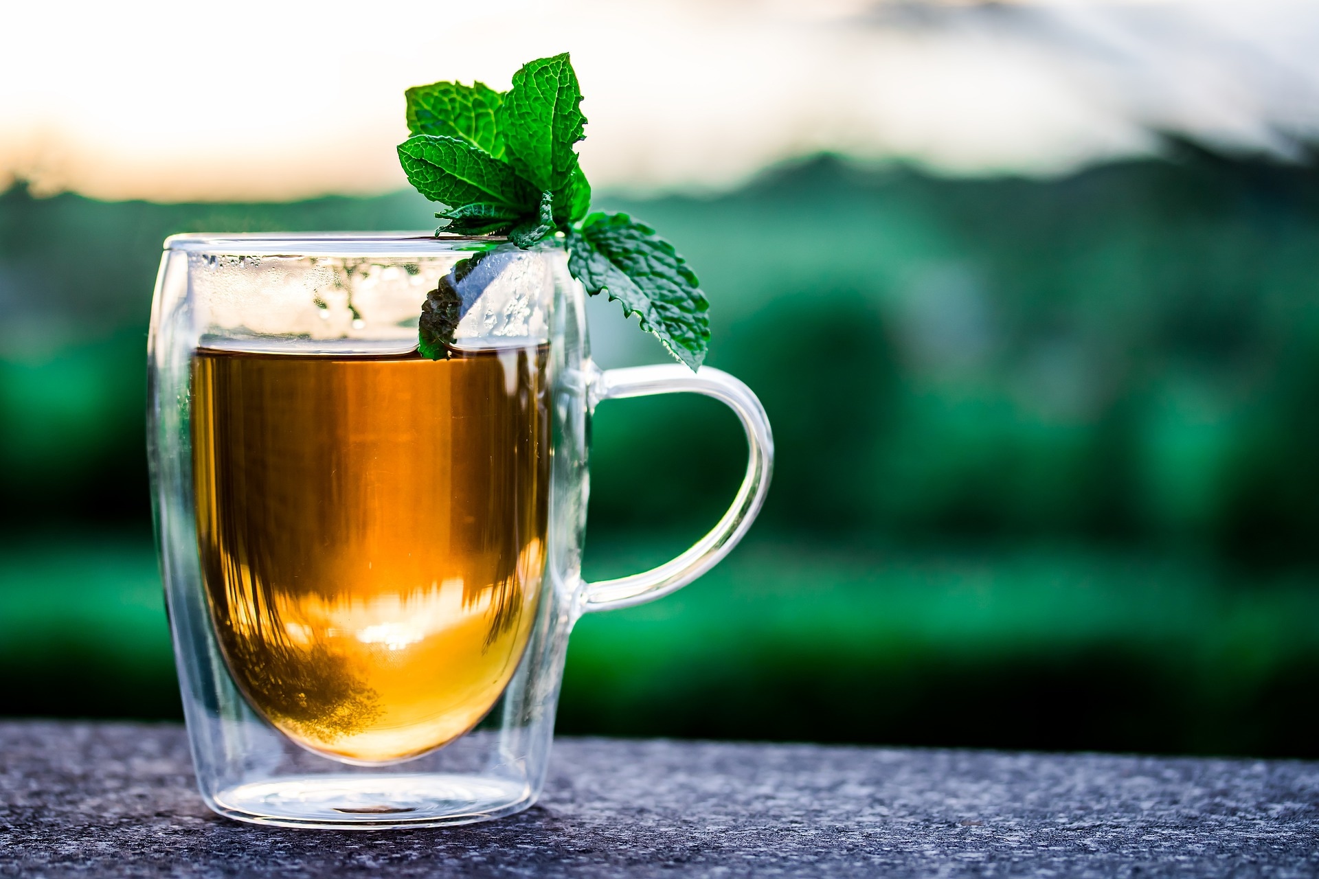 Peppermint tea has a tingling, revitalising flavour that could aid in gently clearing blocked sinuses
