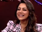 Gauri Khan in an upcoming episode of Koffee With Karan and in the first episode of the talk show. Gauri Khan in an upcoming episode of Koffee With Karan and in the first episode of the talk show.