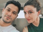 Soha Ali Khan with Kunal Kemmu. Soha Ali Khan with Kunal Kemmu.