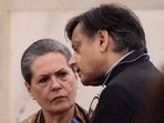 Congress interim president Sonia Gandhi and MP Shashi Tharoor. Congress interim president Sonia Gandhi and MP Shashi Tharoor.