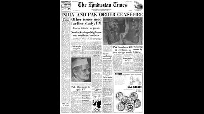 HT This Day: September 23, 1965 -- India and Pakistan order ceasefire