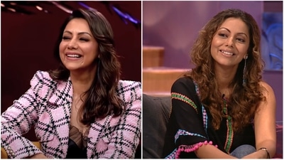 Gauri Khan in an upcoming episode of Koffee With Karan and in the first episode of the talk show. Gauri Khan in an upcoming episode of Koffee With Karan and in the first episode of the talk show.