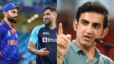MS Dhoni with Virat Kohli; Gautam Gambhir MS Dhoni with Virat Kohli; Gautam Gambhir