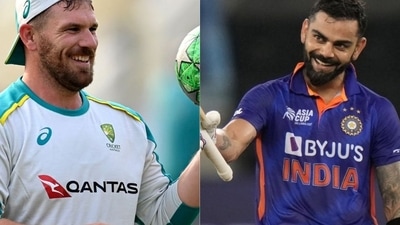 Aaron Finch had special praise for Virat Kohli. (AFP/AP)